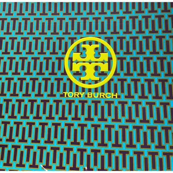 Tory Burch Everly Black Logo Knee High Leather Riding Boots size 7M - Picture 14 of 16